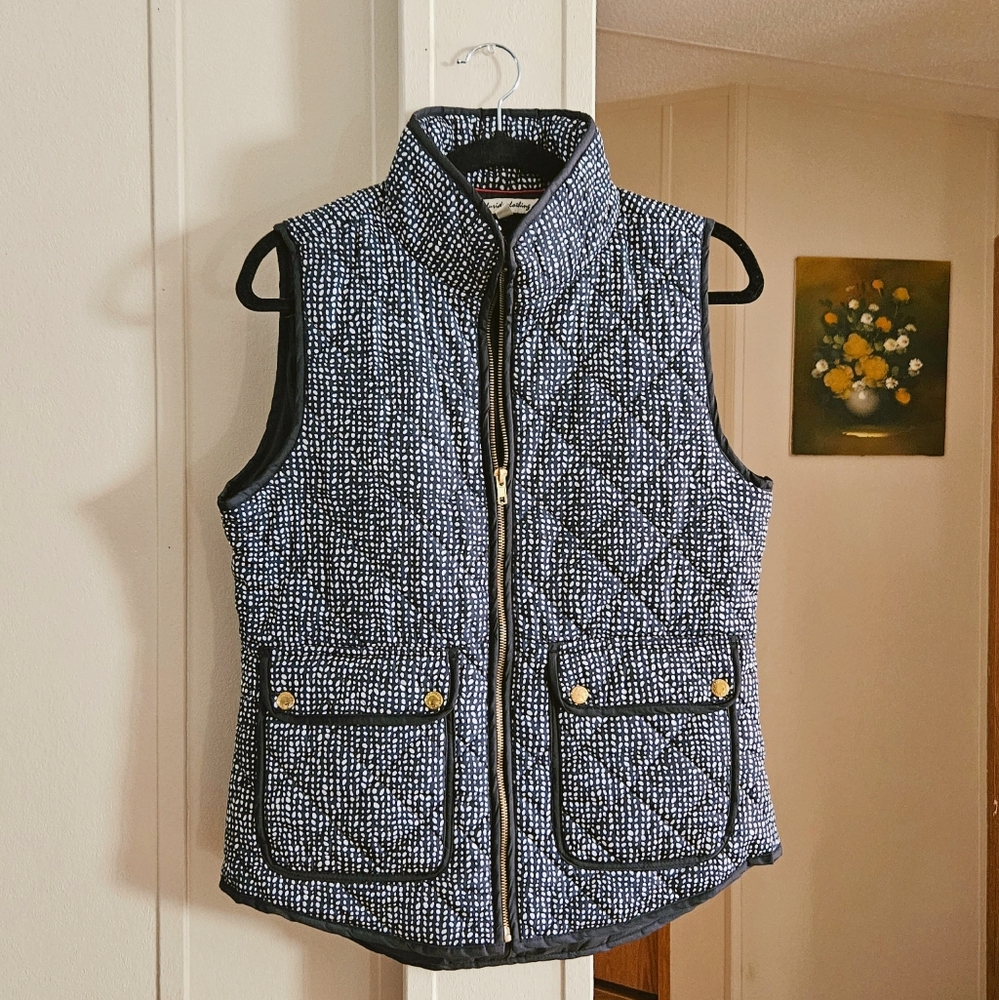 Polka Dot Puff Vest